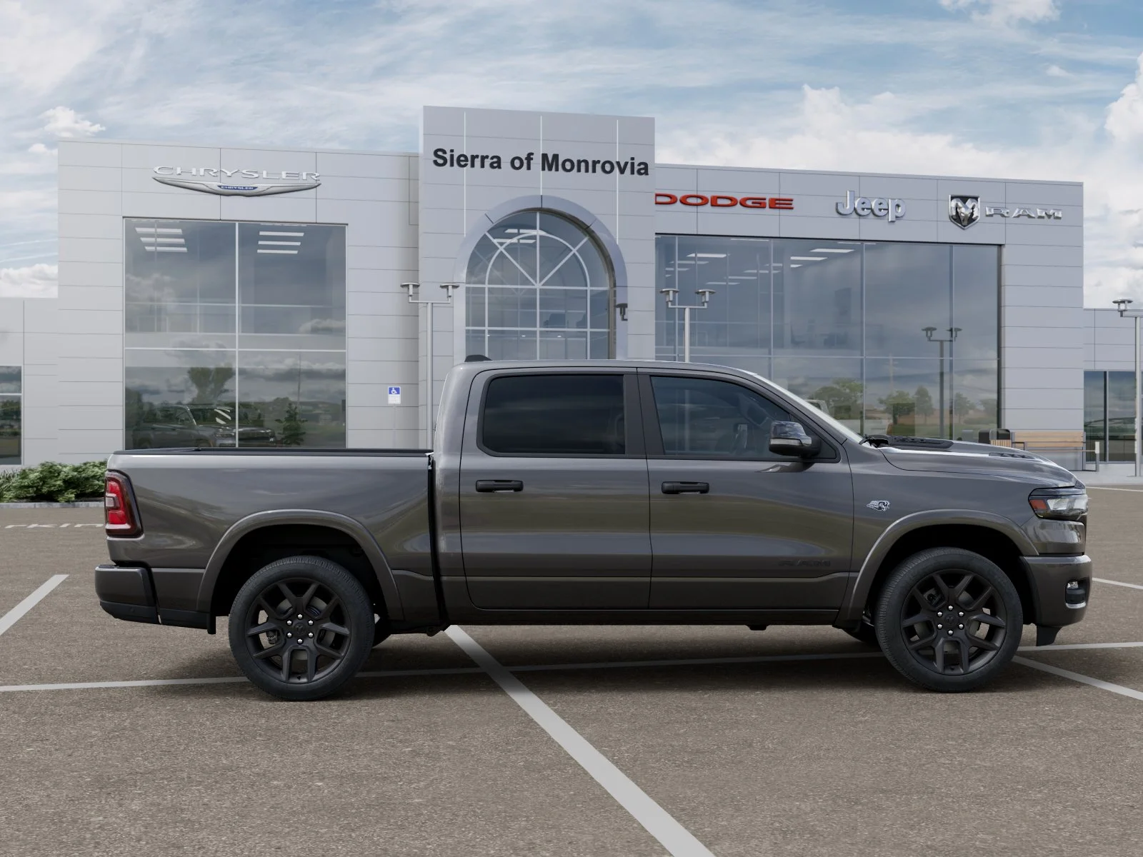 New 2026 Granite Crystal Metallic Clear-Coat Exterior Paint RAM Laramie image 47