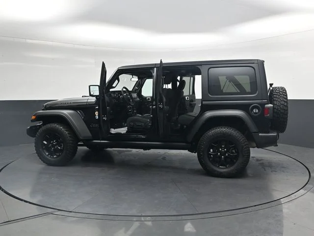 Used 2022 Black Clearcoat Jeep Unlimited Willys image 42