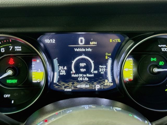 Used 2021 Gray Jeep Unlimited Sahara 4xe image 12