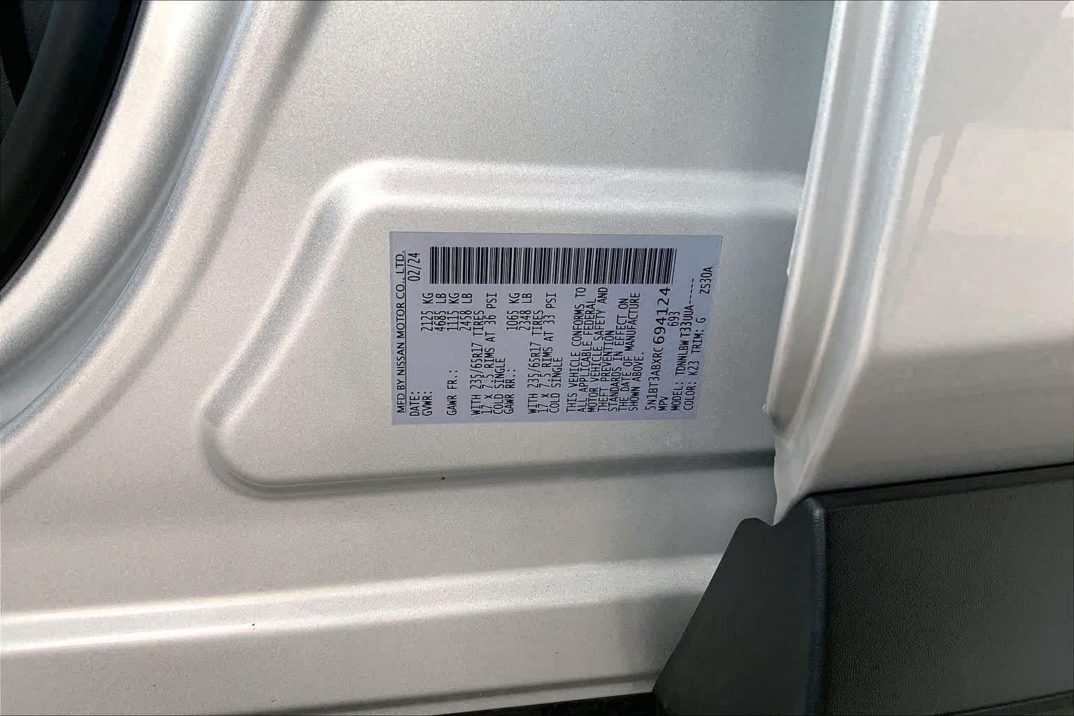 Used 2024 Brilliant Silver Metallic Nissan S image 34