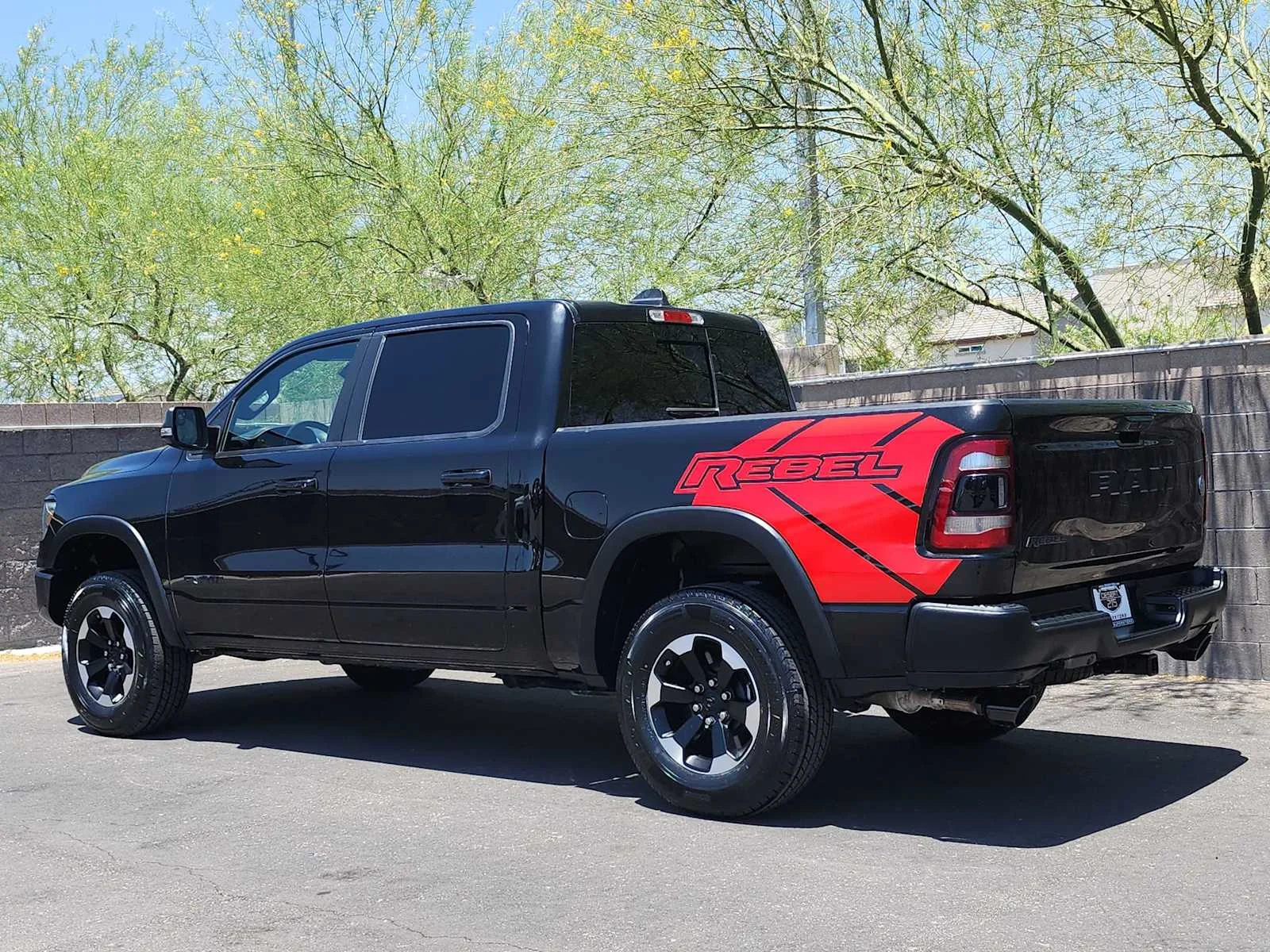 Used 2022 Diamond Black Crystal Pearlcoat Ram Rebel image 6