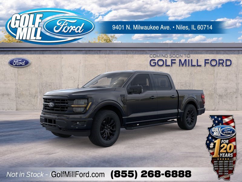 New 2026 Agate Black Metallic Ford XLT image 1
