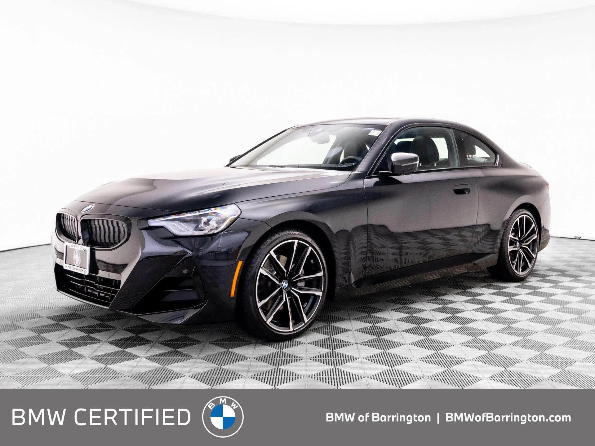 Certified Used 2024 Black BMW 230i xDrive image 1