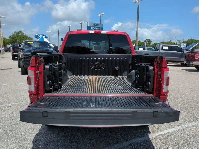 Certified Used 2021 Red Metallic Ford Lariat image 13
