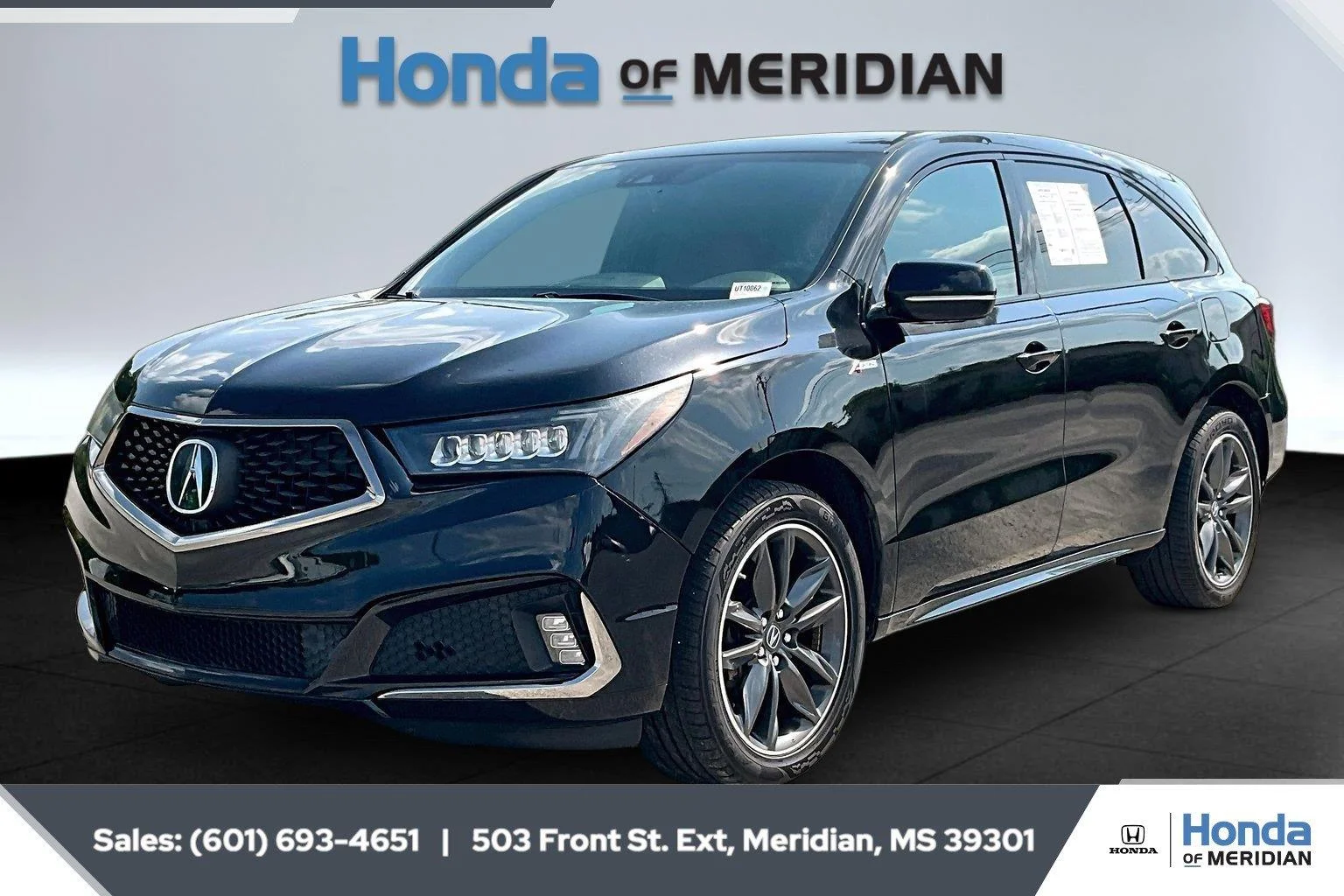 Used 2020 Majestic Black Pearl Acura SH-AWD w/Tech w/A-SPEC image 10