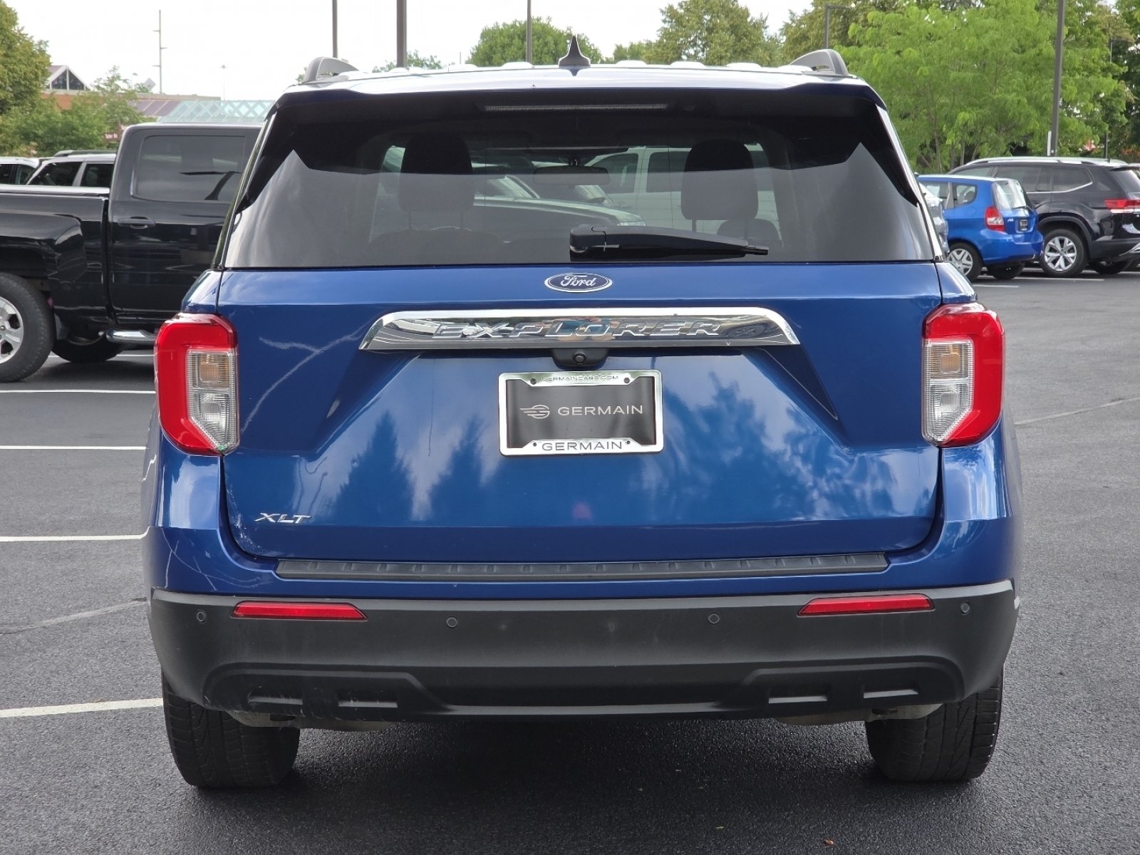 Used 2021 Blue Metallic Ford XLT image 19