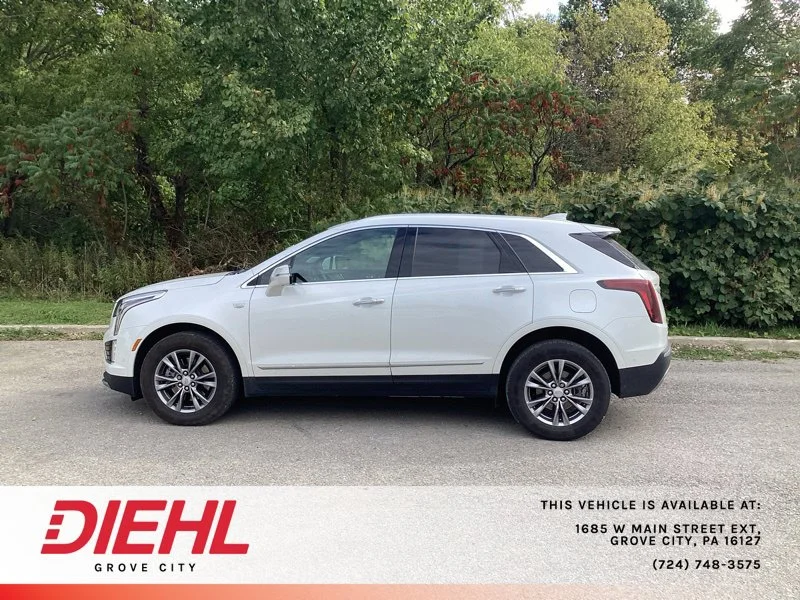 Used 2021 White Cadillac Premium Luxury image 4