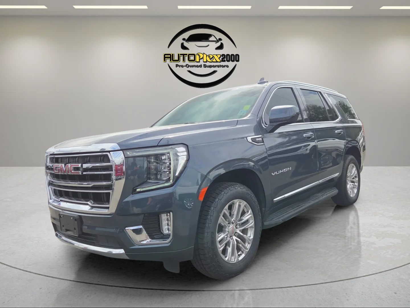 Used 2021 Blue GMC SLT image 7