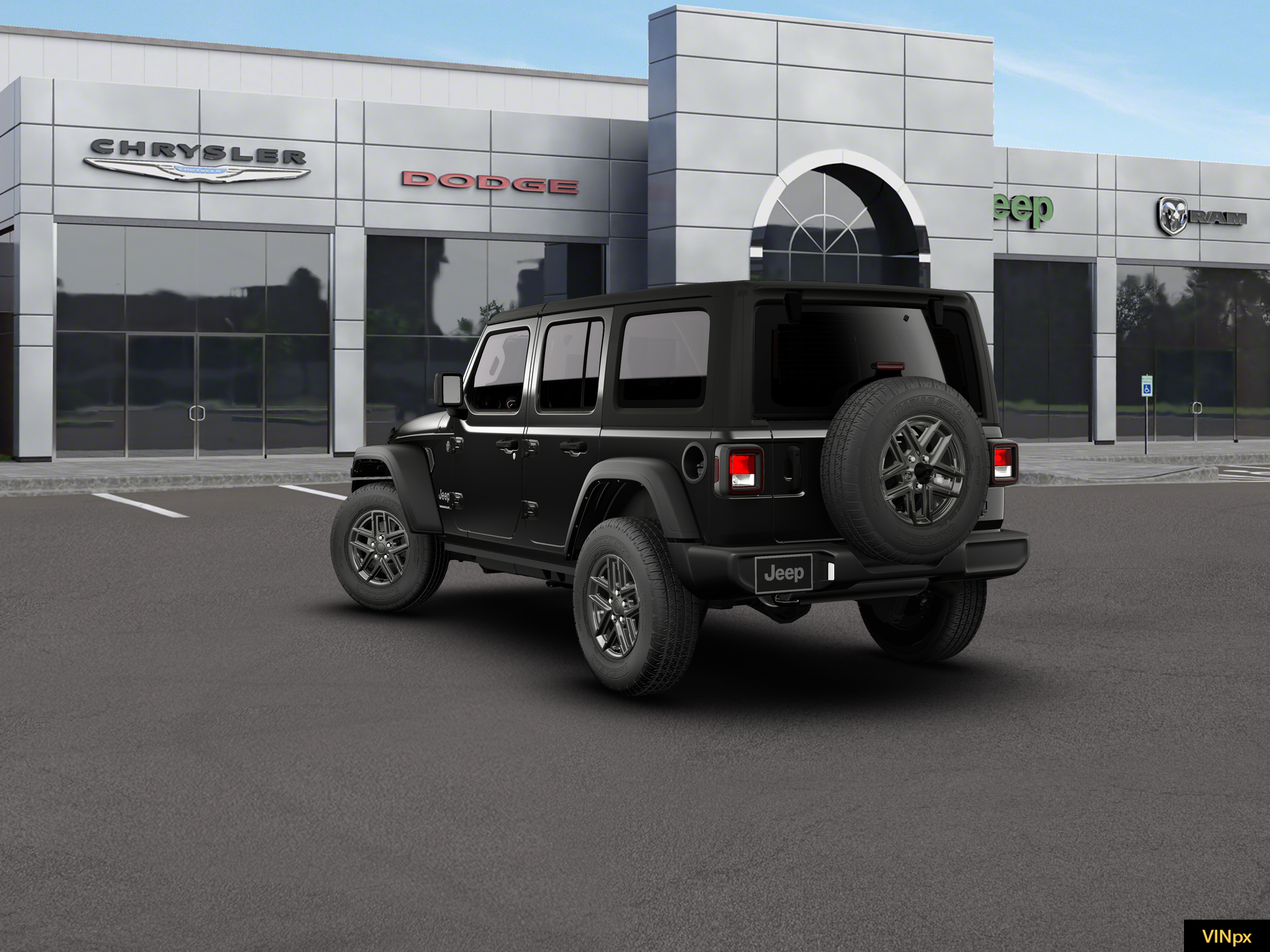 New 2026 Black Clear-Coat Exterior Paint Jeep Sport S image 17