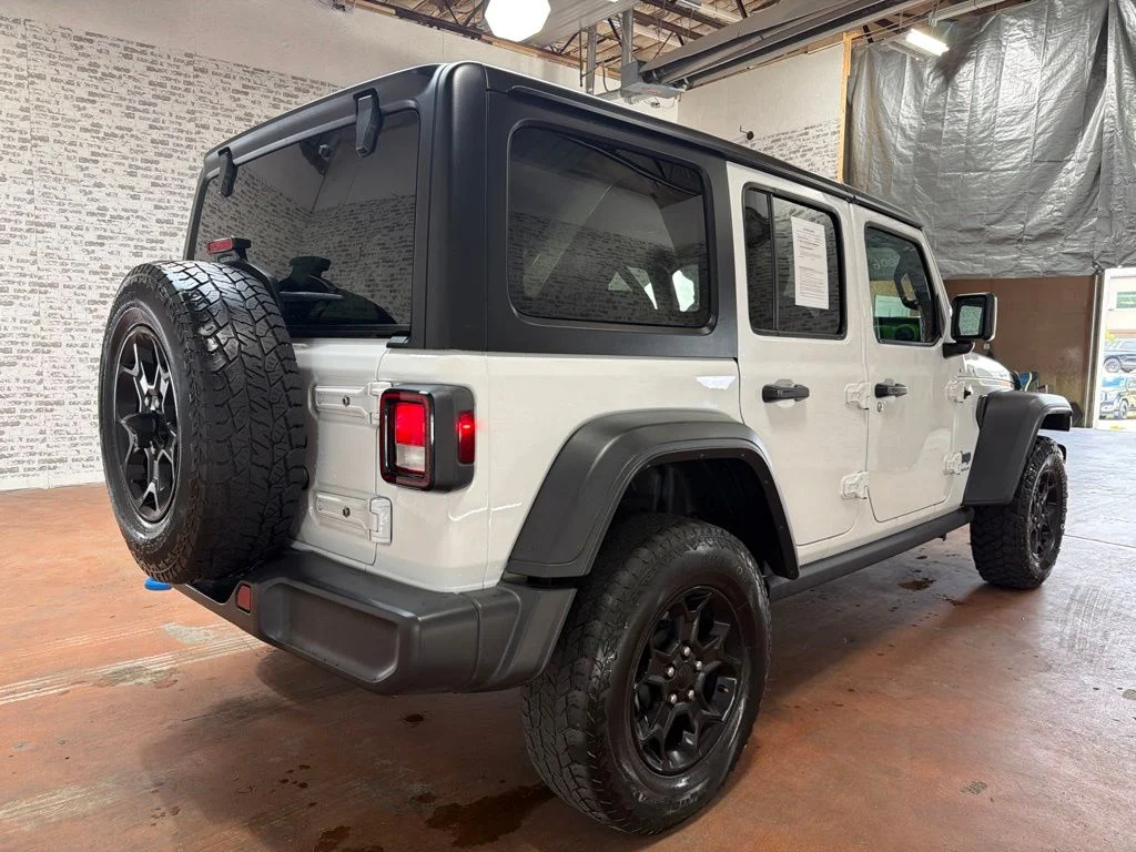 Used 2023 Bright White Clearcoat Jeep Willys 4xe image 7
