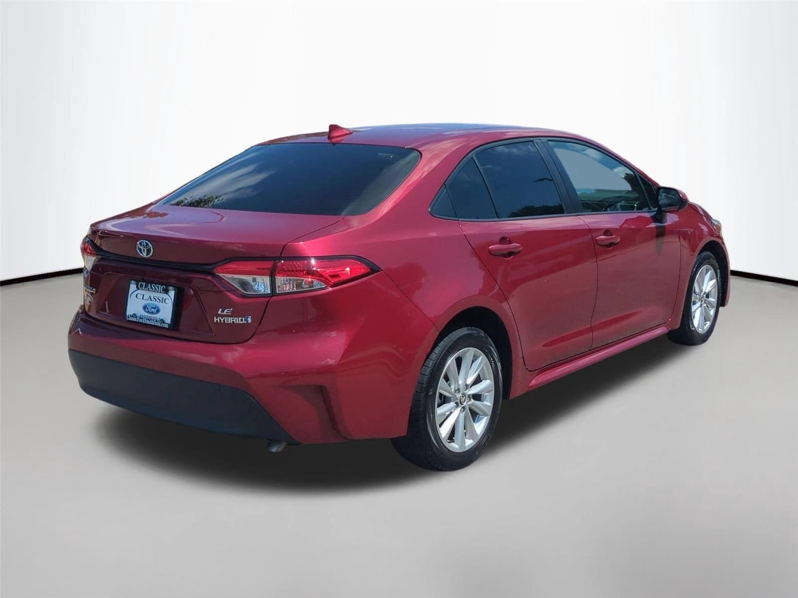 Used 2024 Ruby Flare Pearl Toyota Hybrid LE image 5