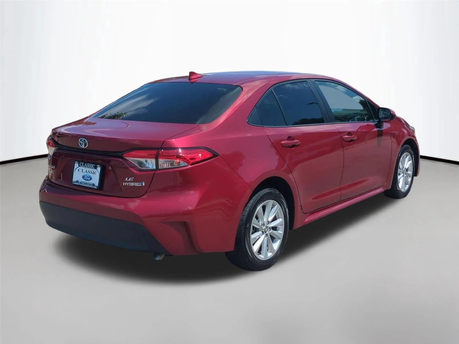 Used 2024 Ruby Flare Pearl Toyota Hybrid LE image 5
