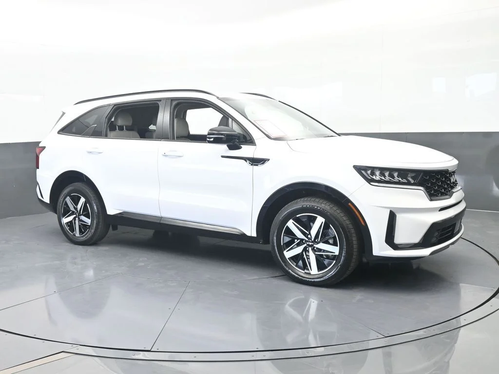 Used 2023 Glacial White Pearl Kia EX image 8