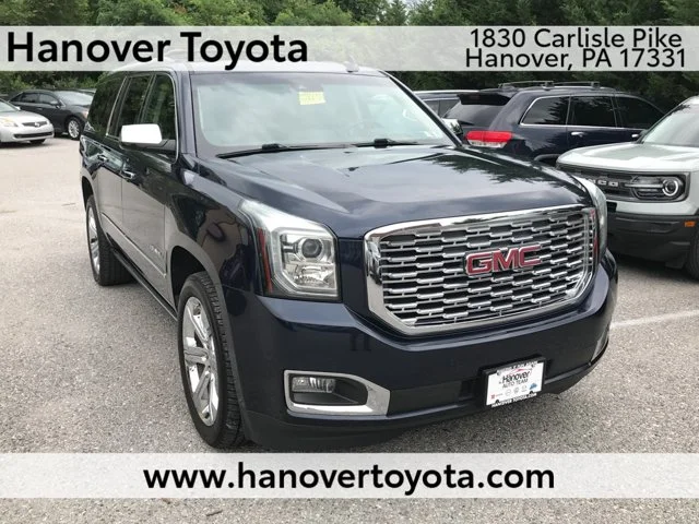 Used 2018 Dark Sapphire Blue Metallic GMC Denali image 1