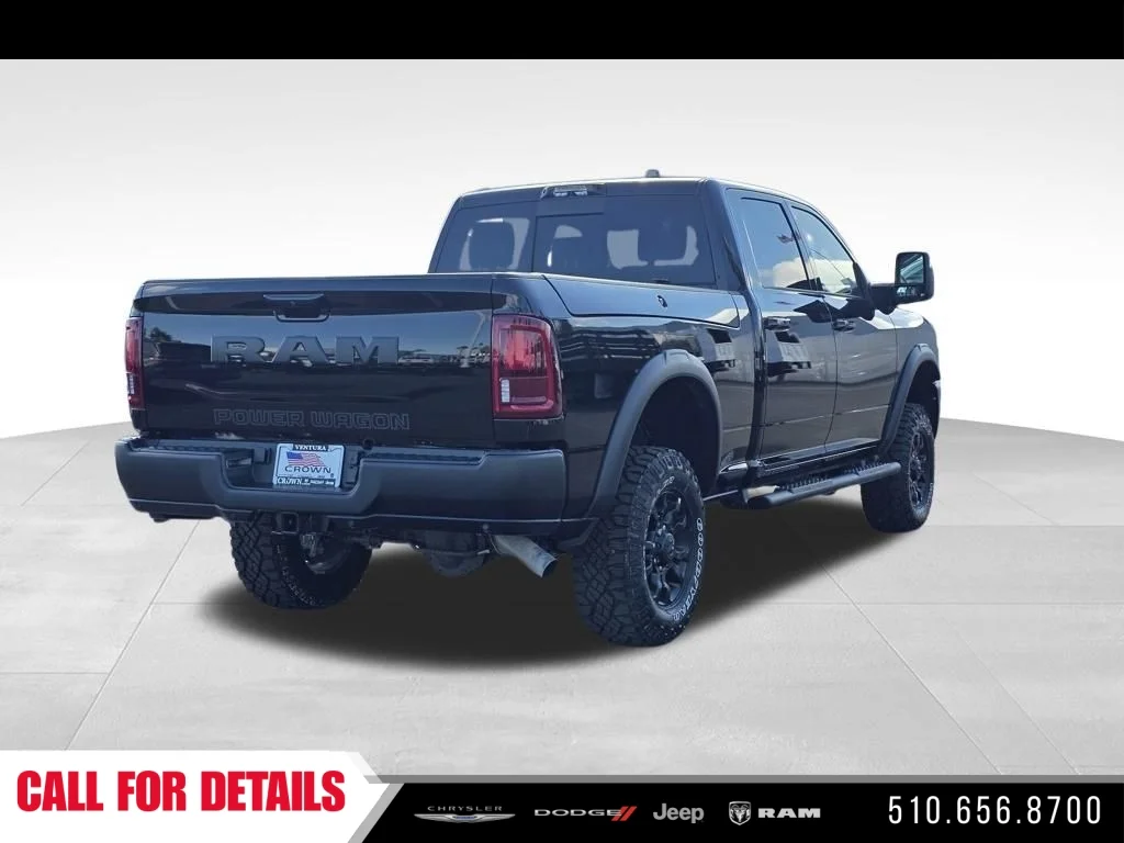 New 2026 Diamond Black Crystal Pearl-Coat Exterior Paint RAM Power Wagon image 5