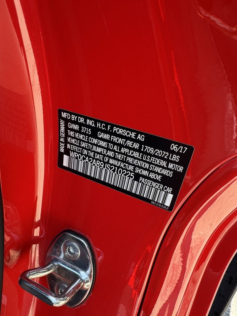 Used 2018 Red Porsche Base image 31