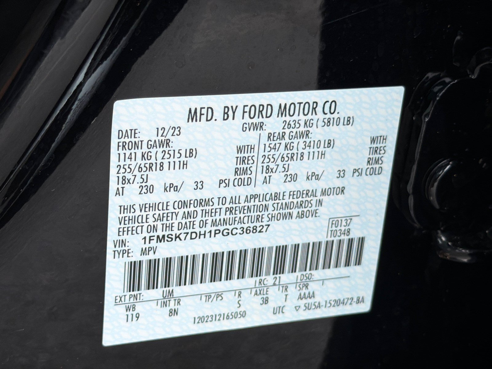 Used 2023 Agate Black Metallic Ford XLT image 34