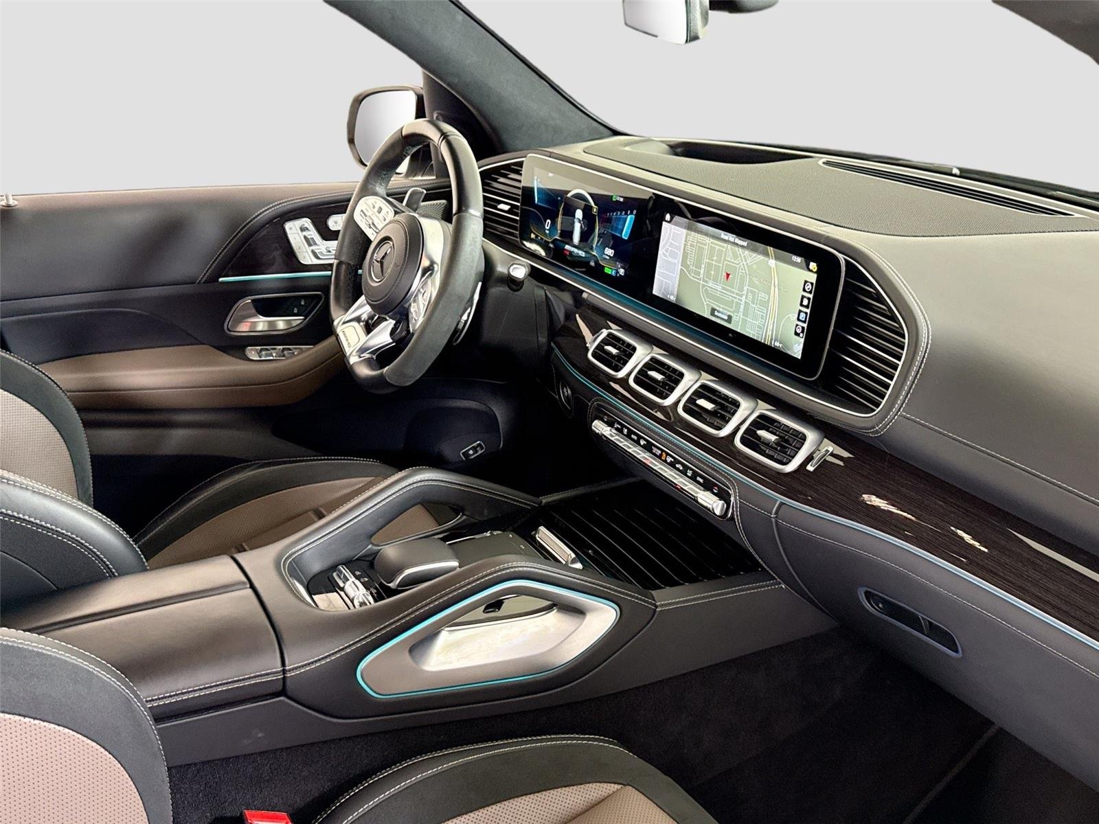Used 2023 Cirrus Silver Metallic Mercedes-Benz AMG® GLS 63 | AMG® Performance Steering Wheel | Heated/Cooled Seats image 36