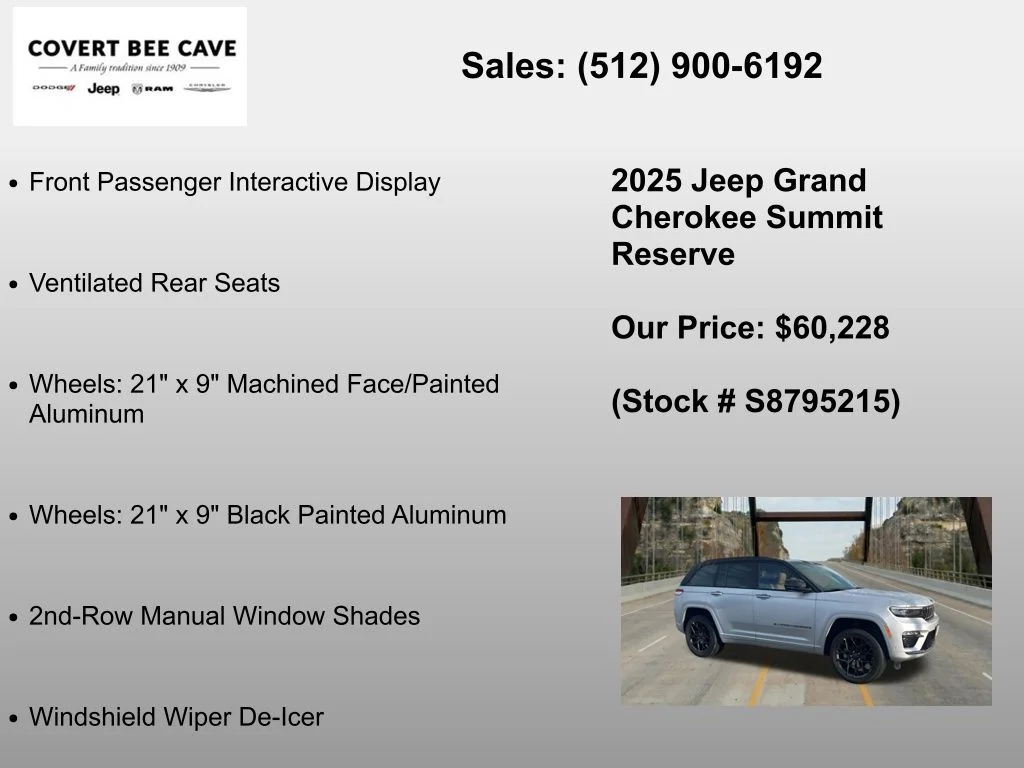 New 2025 Silver Zynith Exterior Paint Jeep Summit Reserve image 30