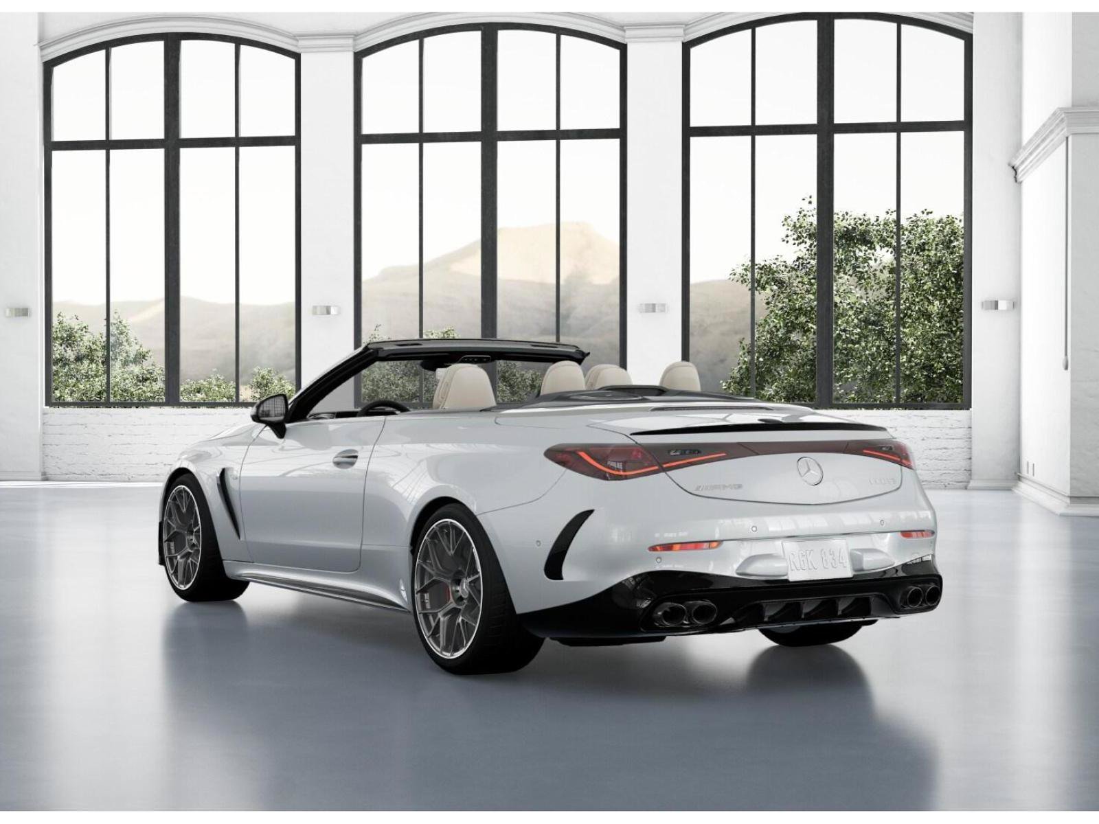 New 2027 MANUFAKTUR Moonlight White Metallic Mercedes-Benz AMG® CLE 53 4MATIC+ Cabriolet image 28