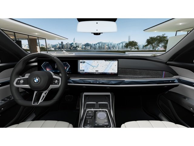 New 2025 Mineral White Metallic BMW 740i xDrive image 10
