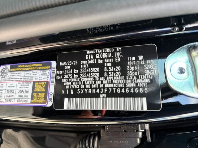 New 2026 Ebony Black Kia EX image 25