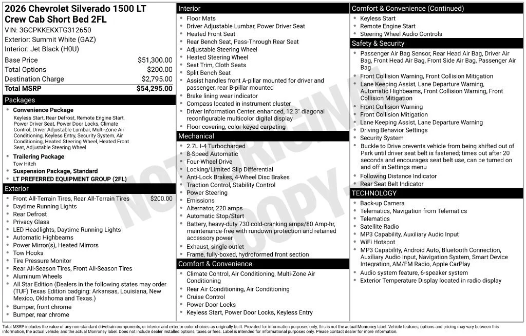 2026 Chevrolet Silverado 1500 LT - Photo 2