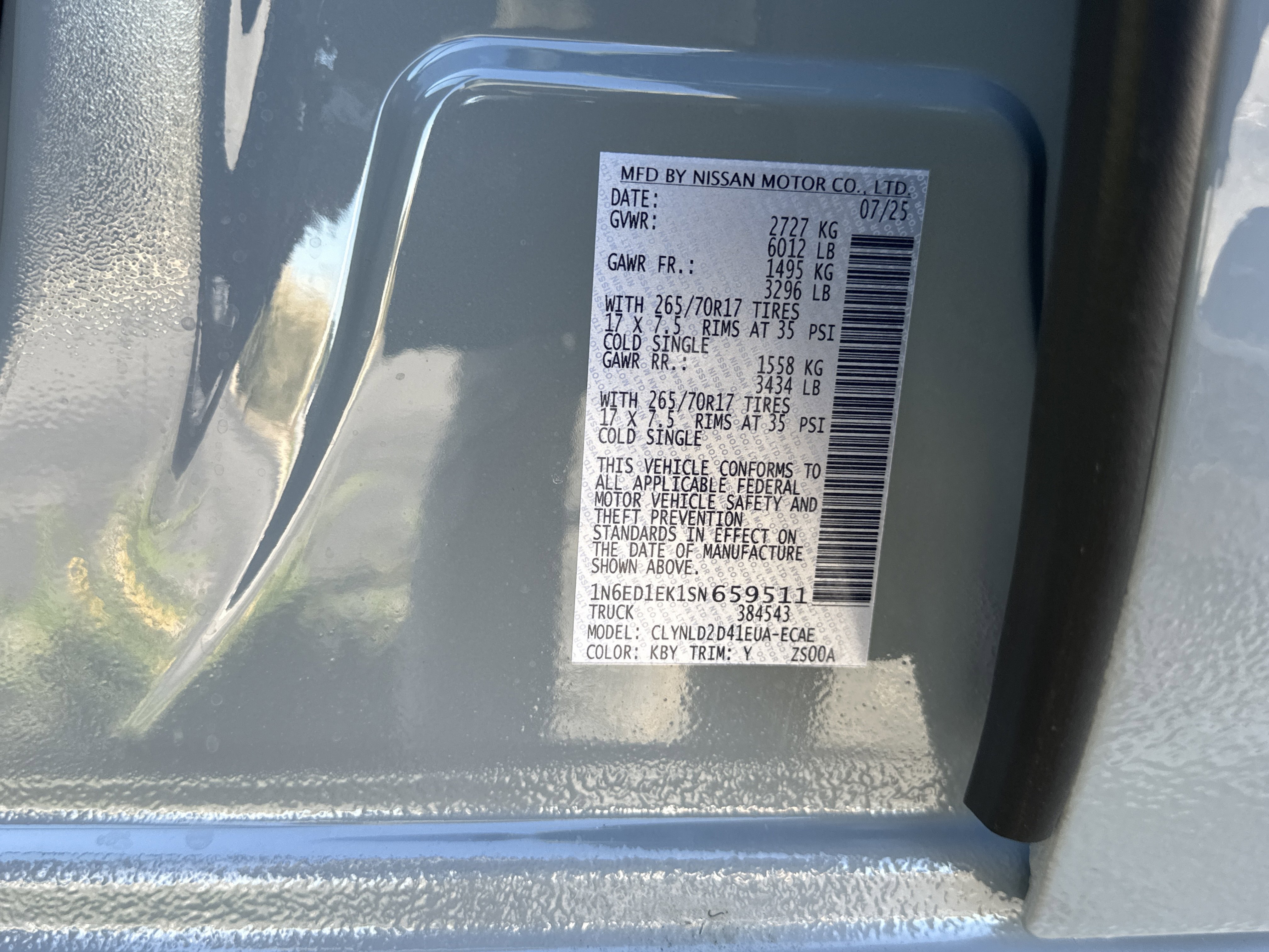 2025 Nissan Frontier PRO-4X - Photo 34