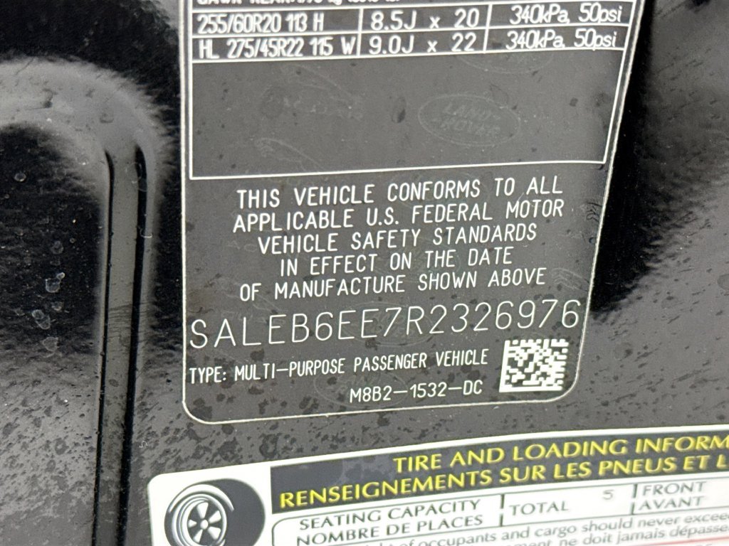 Certified Used 2024 Santorini Black Metallic Land Rover V8 image 32