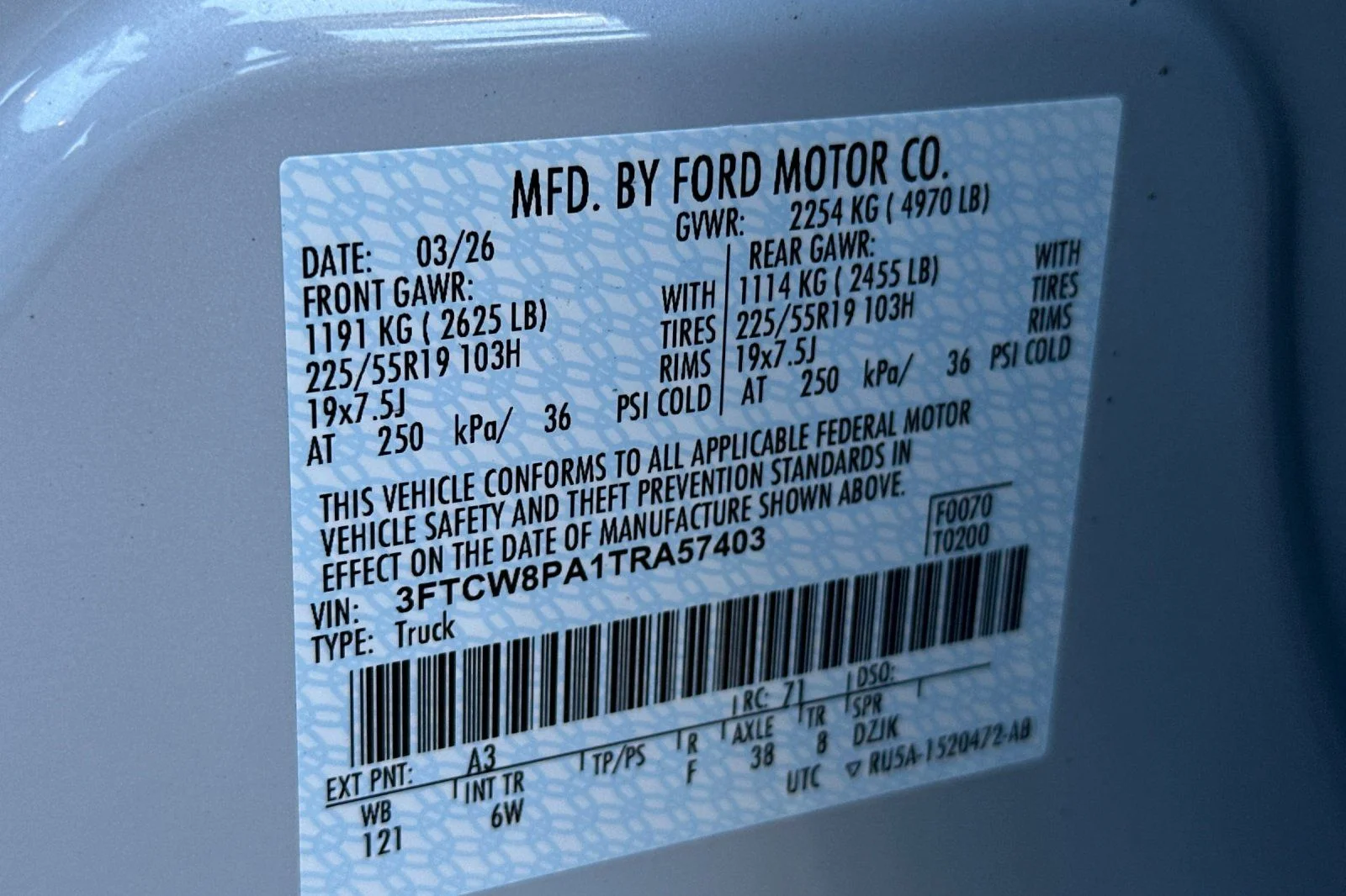 New 2026 Space White Metallic Ford Lobo™ image 27