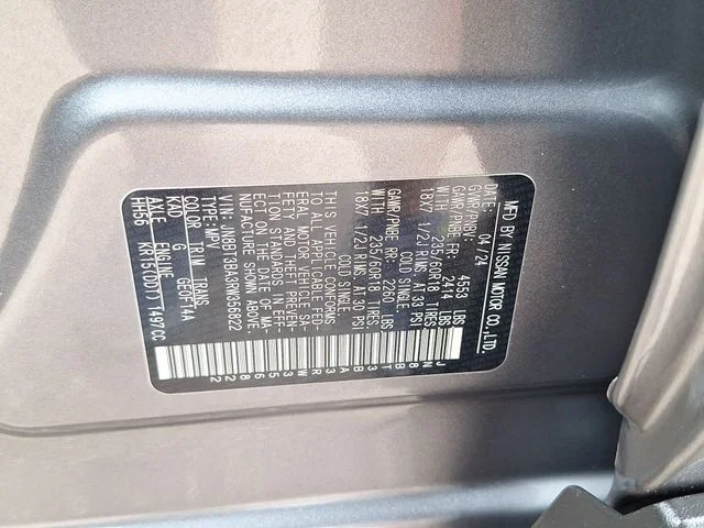 Used 2024 Gray Nissan SV image 31