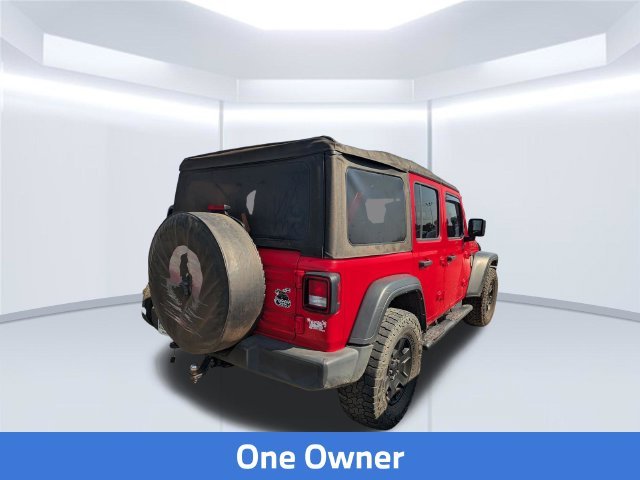 Used 2022 Red Jeep Unlimited Sport S image 2