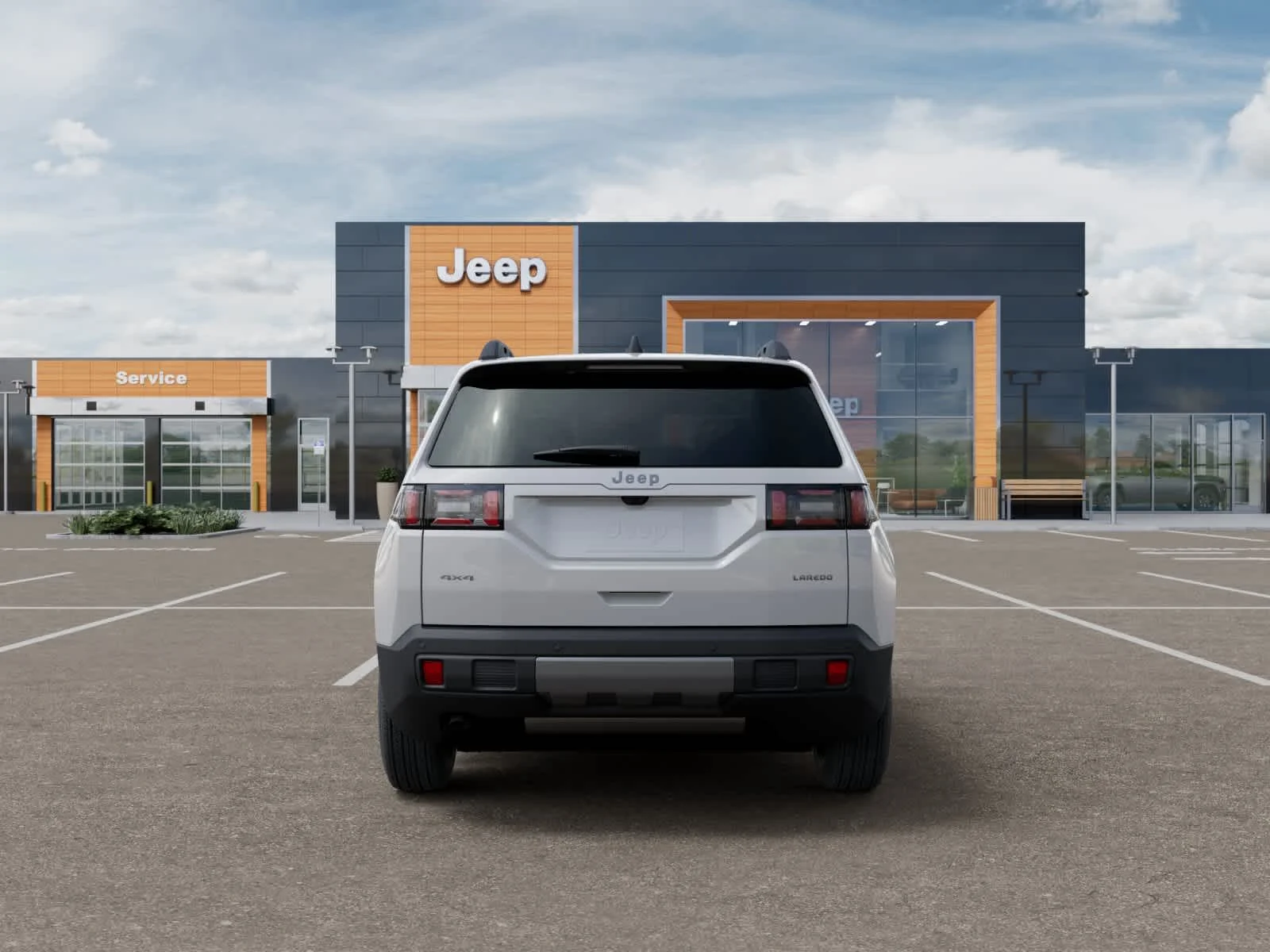 New 2026 Bright White Clearcoat Jeep Laredo image 7