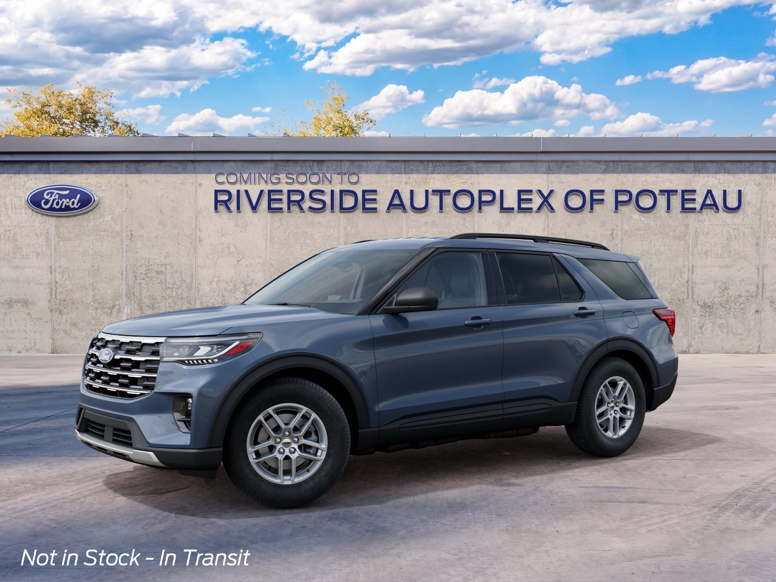 New 2027 Vapor Blue Metallic Ford Active image 1