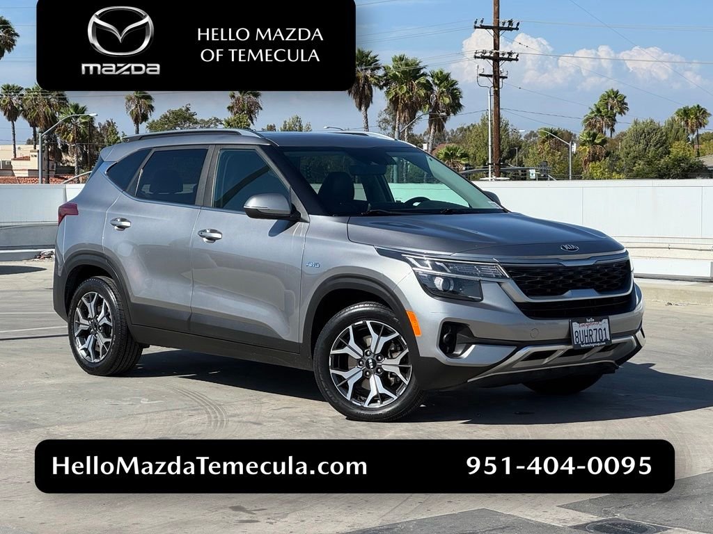 Used 2021 Steel Gray Kia EX image 1