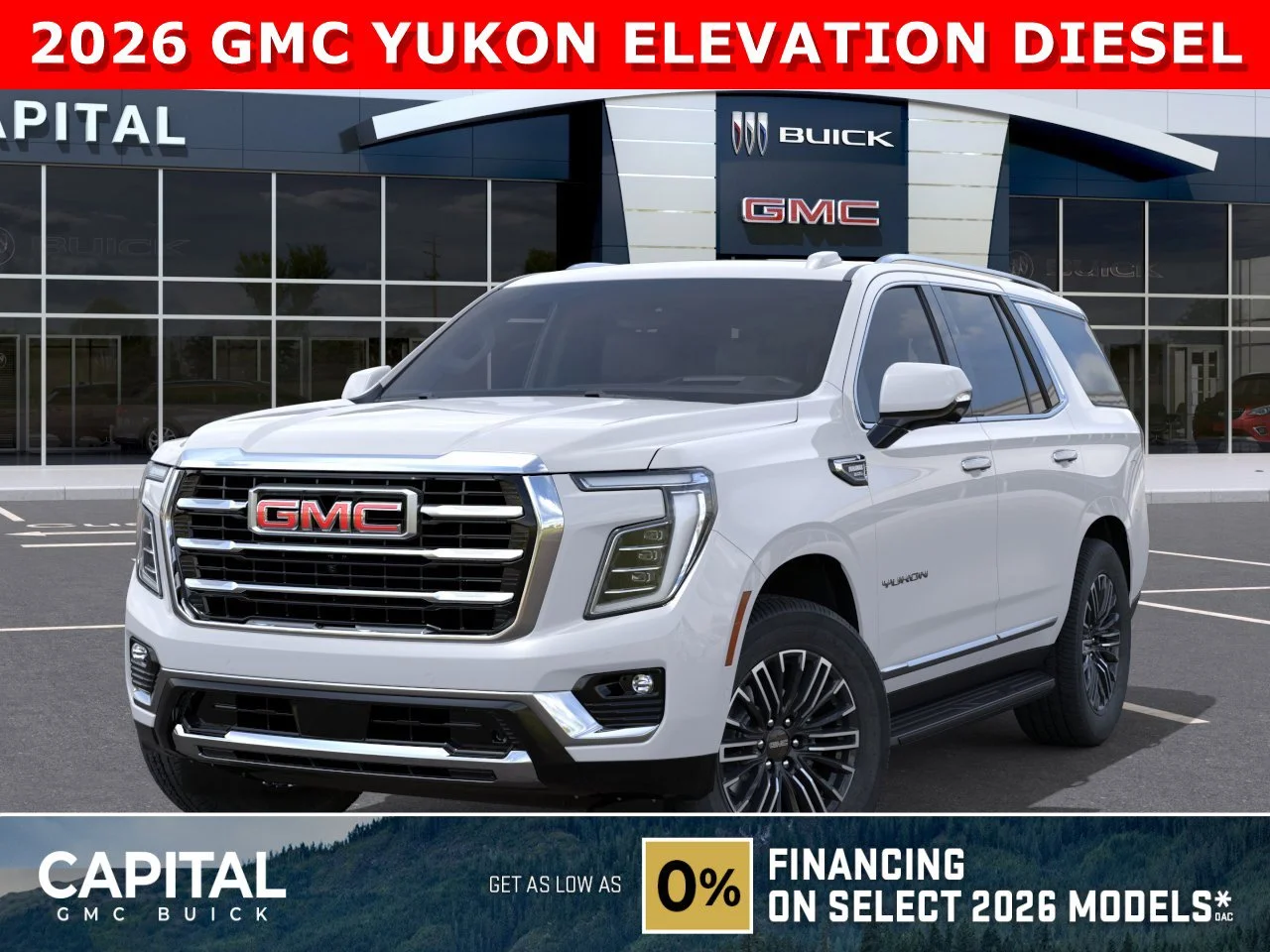 New 2026 Summit White GMC Elevation image 1
