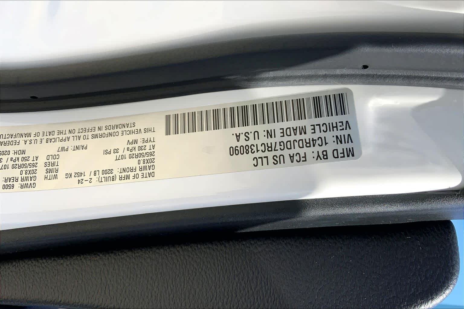Used 2024 White Knuckle Clearcoat Dodge GT Plus image 37