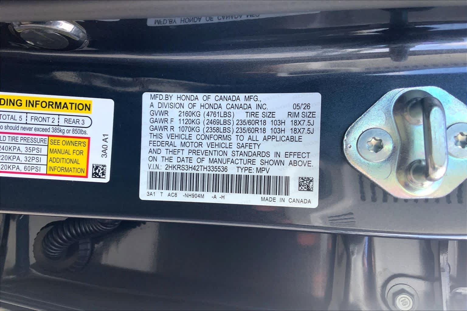 Used 2026 Meteorite Gray Metallic Honda EX image 31