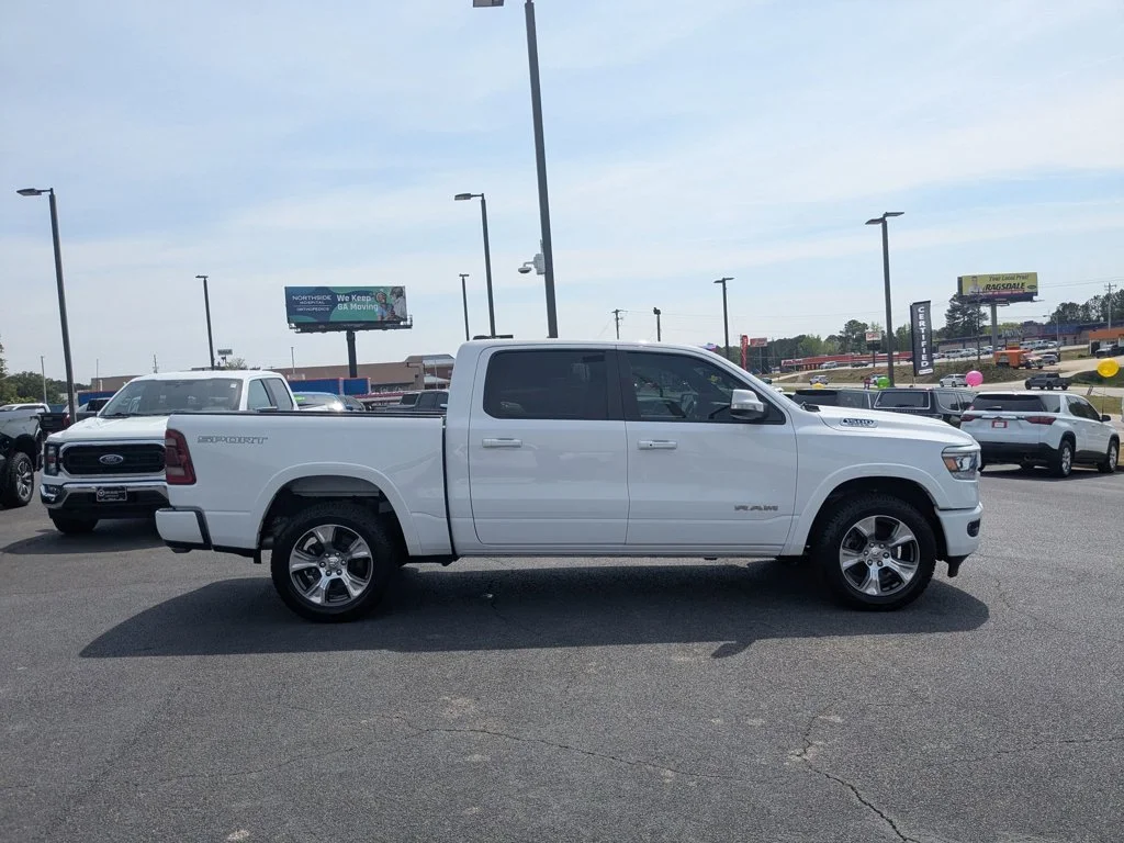 Used 2022 Bright White Clearcoat Ram Laramie image 4