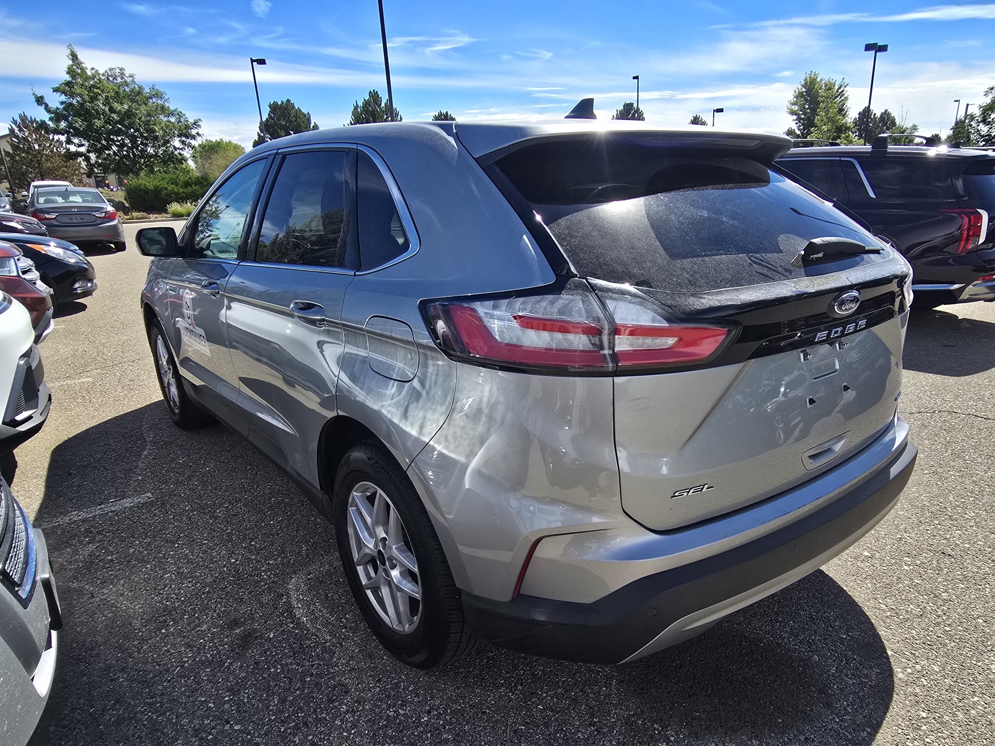 Used 2024 Iconic Silver Metallic Ford SEL image 3