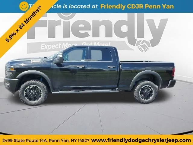 New 2026 Diamond Black Crystal Pearl-Coat Exterior Paint RAM Tradesman image 2