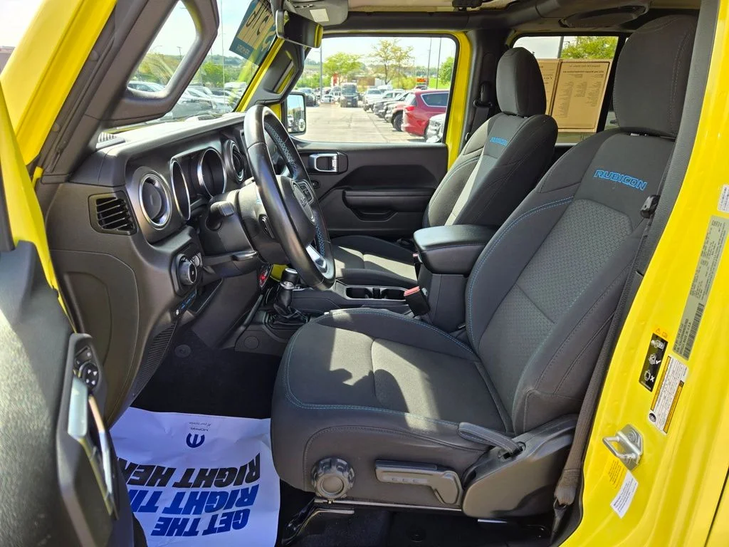 Used 2022 Yellow Jeep Unlimited Rubicon 4xe image 15