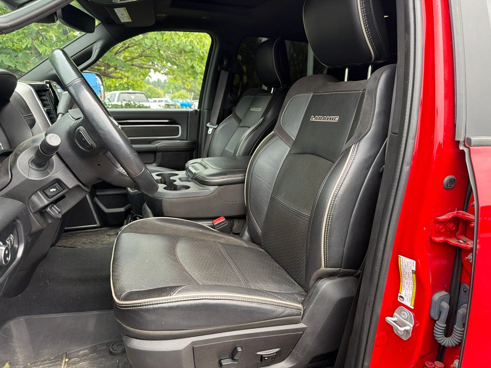 Used 2020 Flame Red Clearcoat Ram Laramie image 8