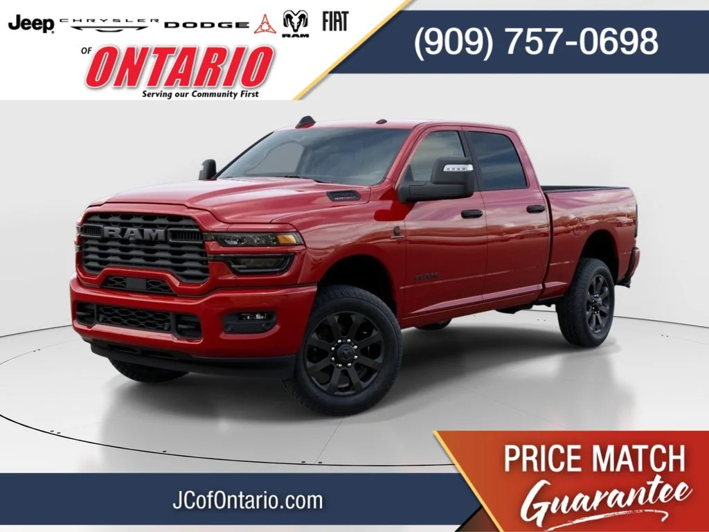 New 2026 Flame Red Clear-Coat Exterior Paint RAM Big Horn image 1