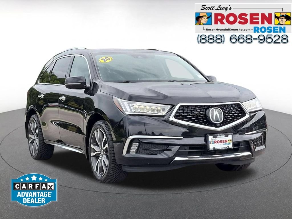 Used 2020 Black Acura Advance image 1