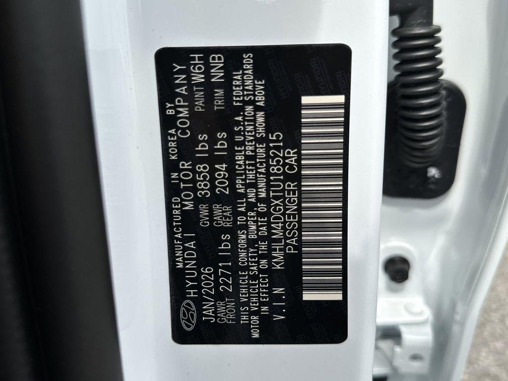 New 2026 Serenity White Hyundai SEL Sport image 25