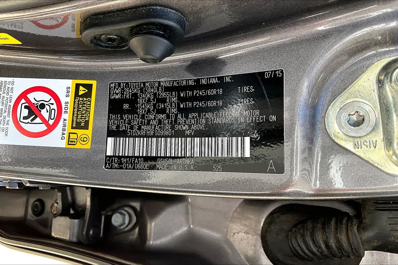 Used 2015 Predawn Gray Mica Toyota LE Plus image 33