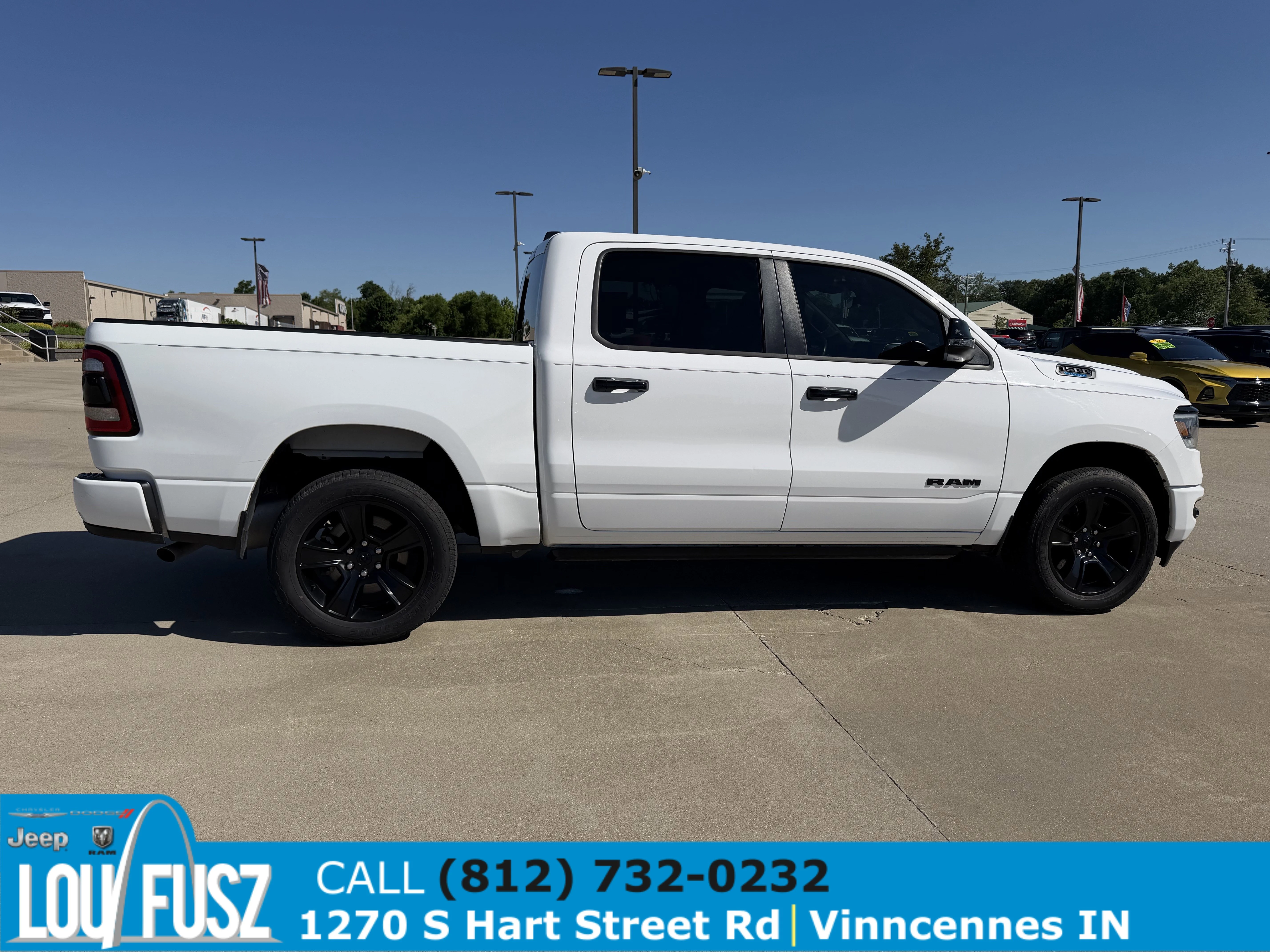 Used 2023 Bright White Clearcoat Ram Big Horn image 8