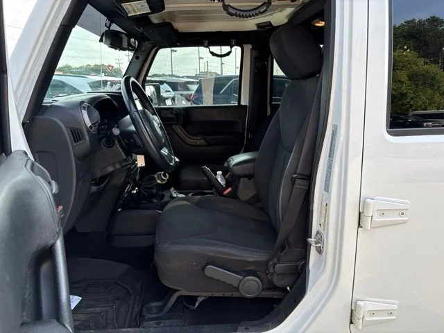 Used 2017 White Jeep Unlimited Sport image 8