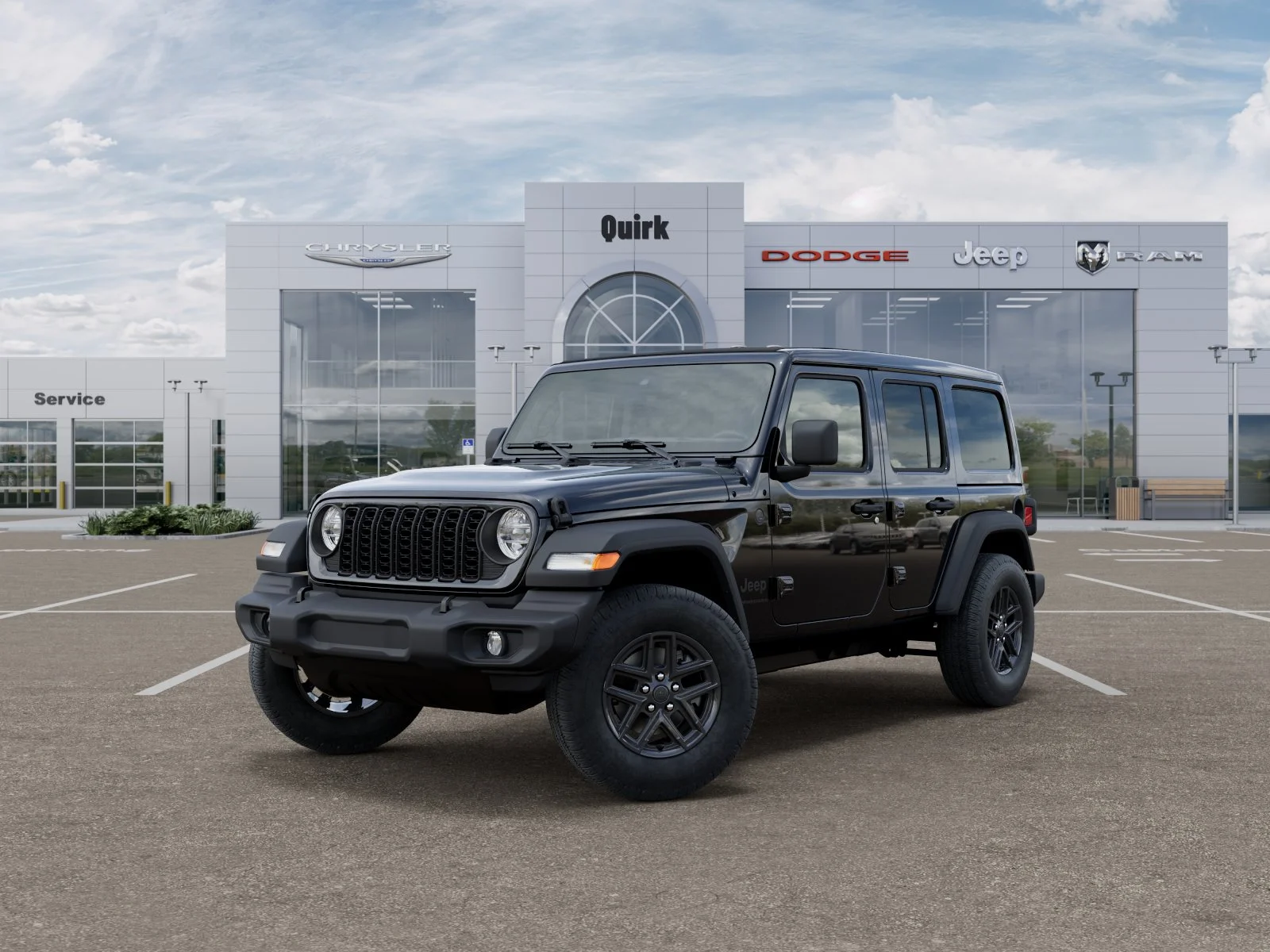 New 2026 Black Clear-Coat Exterior Paint Jeep Sport S image 27